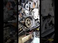 2001 Toyota Sequoia water pump and timing belt replacement.