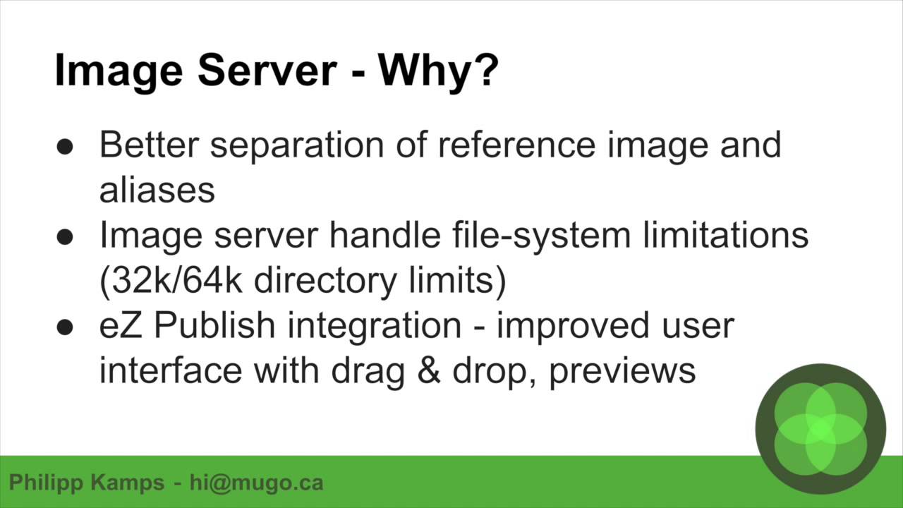 Mugo Image Server for eZ Publish: a scalable, flexible solution