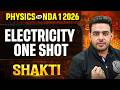 NDA Physics :  Electricity One Shot ✅ Physics for NDA 2026 🎯 NDA Physics One Shot | NDA GAT 2026
