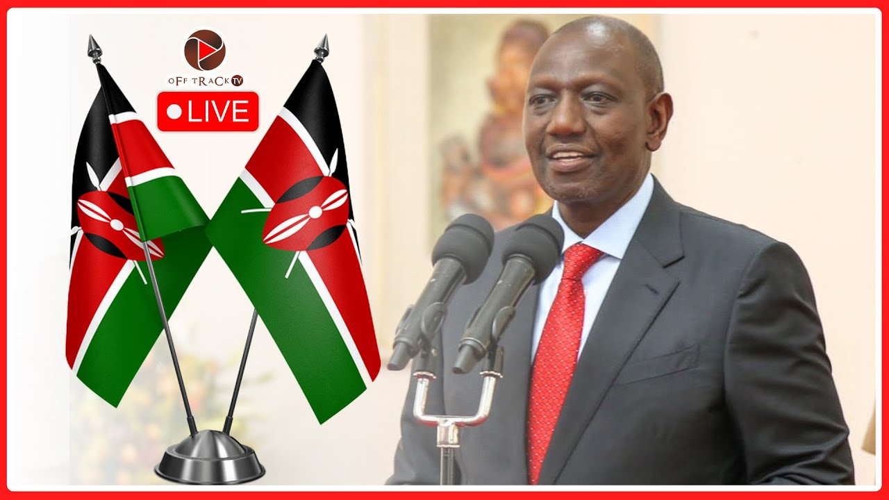 🔴 LIVE | RAIS RUTO ANAHUTUBIA TAIFA LA KENYA MUDA HUU ... - YouTube