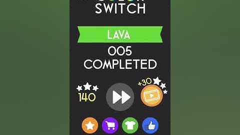 Playing lava game mode on colour switch