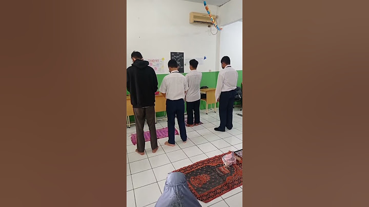 persiapan sholat Dzuhur