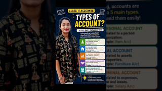Types of Account in 30 Seconds | Class 11 Accounts #account #studyeveryday #shortvideo