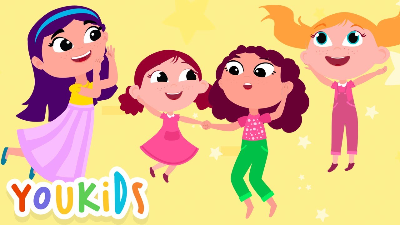 Five Little Monkeys Jumping on the Bed - Sisters Version