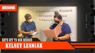 Hats Off To Our Heroes: Kelsey Lesniak | Cleveland Browns