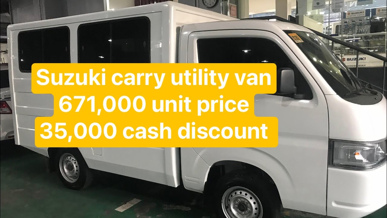 ALL NEW SUZUKI CARRY UTILITY VAN. THE BEST BUSINESS CAR. 