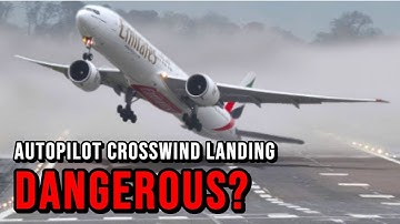 Testing What Happens When Autopilot Lands the Plane in Maximum Crosswind