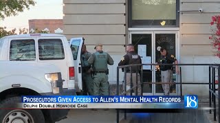 Prosecutors given access to Allen's mental health records