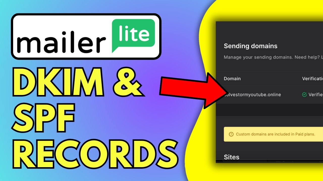How To Set Up MailerLite DKIM And SPF Records For Domain Authentication ...