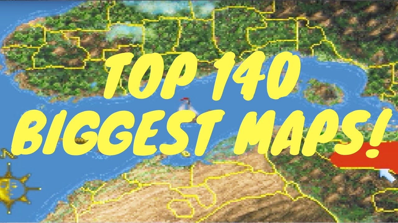 Top 140 Biggest Maps In Open World Games Youtube