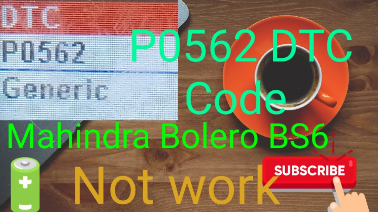 Mahindra Bolero pickup P0562 code problem kya hota hai mahindra 