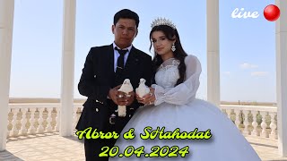  Abror Shahodat Wedding Day Bogbek Ota Live