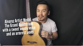 Alvarez AG70AR GRAND AUDITORIUM GUITAR REVIEW IN SINGAPORE