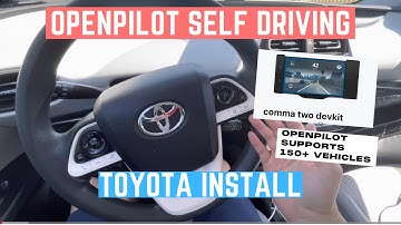 Making a Self Driving 2016-2022 Toyota Prius (w/Comma OpenPilot)…and test drive