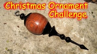Christmas Ornament Woodturning Challenge