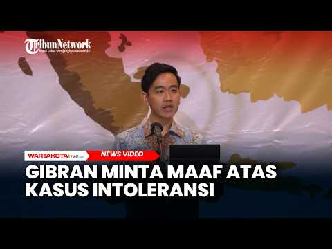 Gibran Minta Maaf atas Kasus Intoleransi: Kebebasan Beragama Harus Dijamin