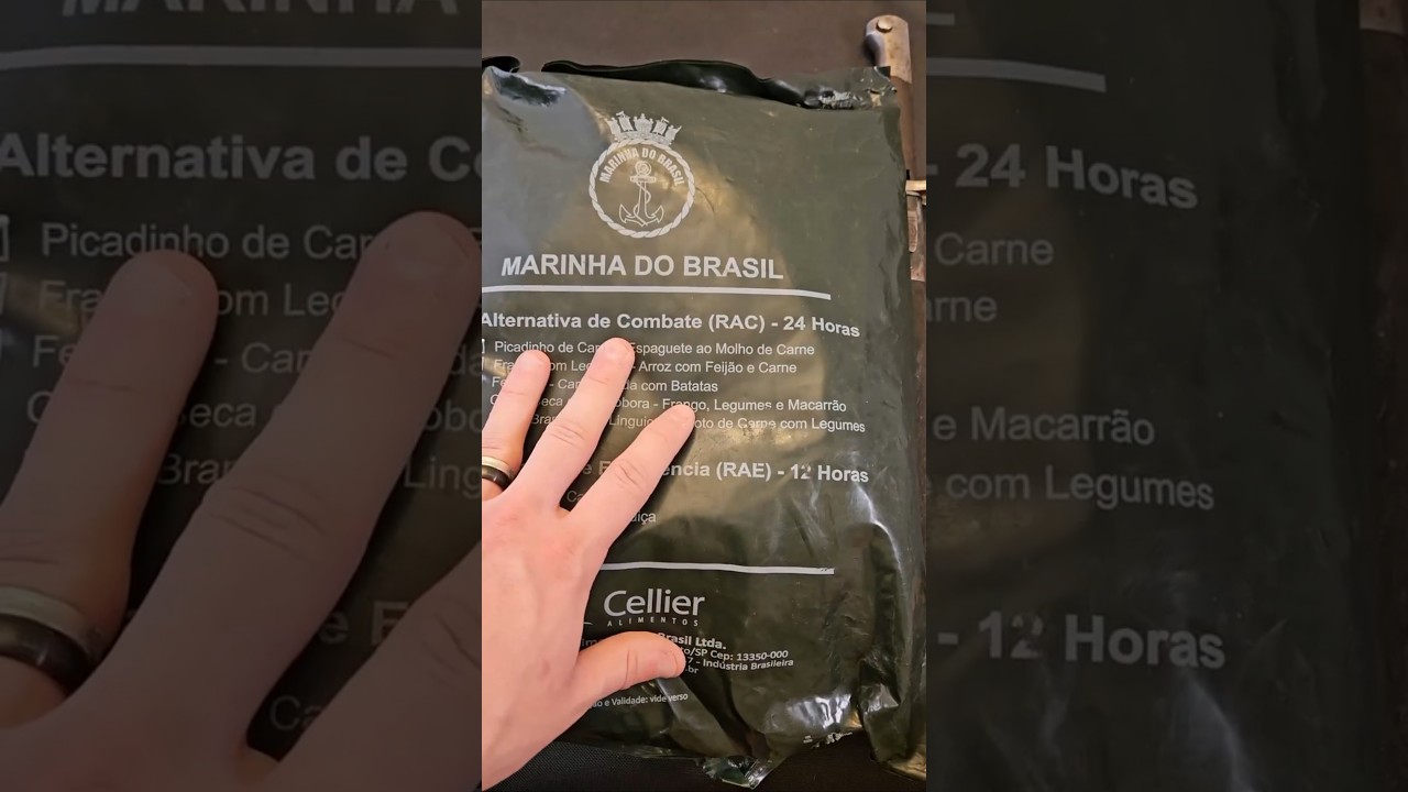 Marine brésilienne MRE armée repas mission quotidienne ration