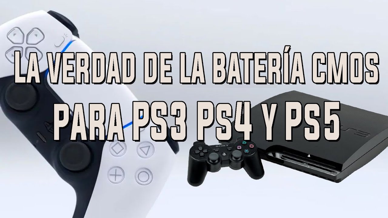 La verdad sobre la batería CMOS de PS3 PS4 y PS5 CBOMB o PRAM YouTube