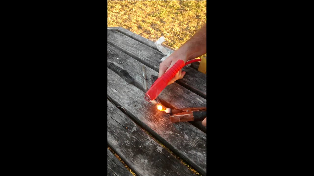 Diy welding rods(1) YouTube