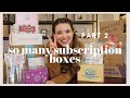 PART 2 Of the LAST Huge Subscription Box Unboxing for 2020! Review!