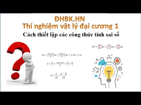 Video (Thiết lập công thức tính sai số) Thí Nghiệm Vật Lý... - youtube