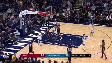Chris Silva Full Play 10/27/19 Miami Heat vs Minnesota Timberwolves | Smart Highlights