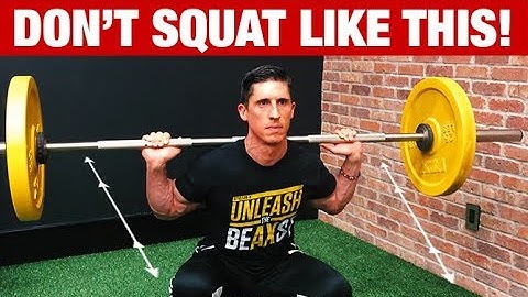 Stop Squatting Like This (AWFUL!!)