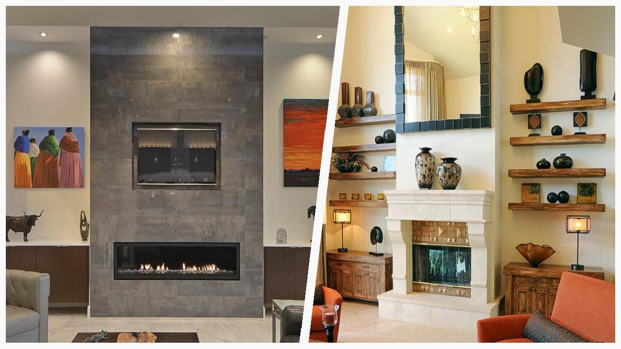 75 Modern Tile Fireplace Design Ideas | Houzz ⭐ - YouTube