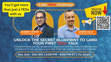 Land a TEDx Talk in 2025 - a 5 TEDx Speaker shares