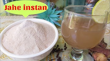 TERNYATA SEGAMPANG ITU MEMBUAT BUBUK jahe INSTAN