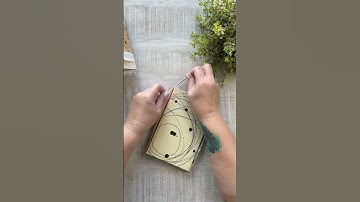 Making a junk journal (part 7) use ribbon string or fabric scraps & tie to the cover #junkjournal