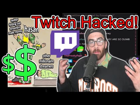 Thumbnail for Hasanabi Reacts to Leaked Streamer Income | TWITCH HACKED