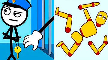 Thief Puzzle vs Ragdoll Break 🏹🧨 Max Level Gameplay Walkthrough Android iOS K6V1