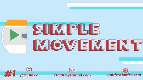 Simple Movement with Lego Mindstorms EV3