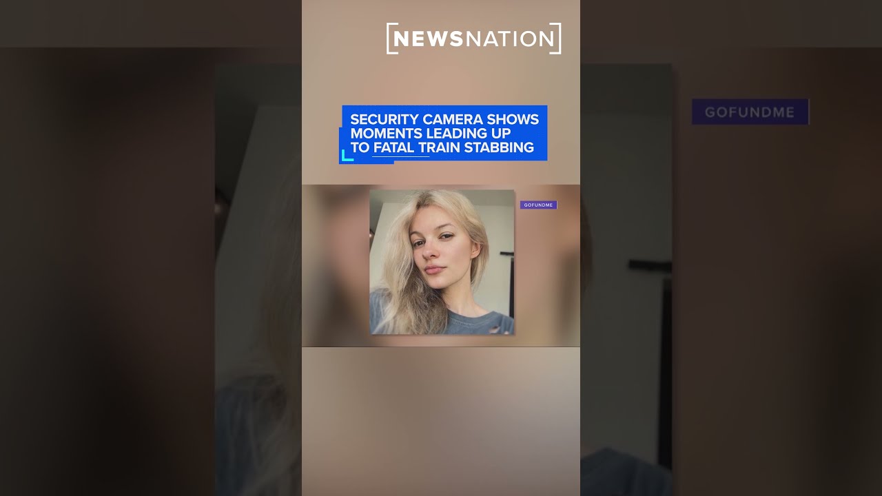 Security Camera Shows Moments Leading Up To Fatal Train Stabbing