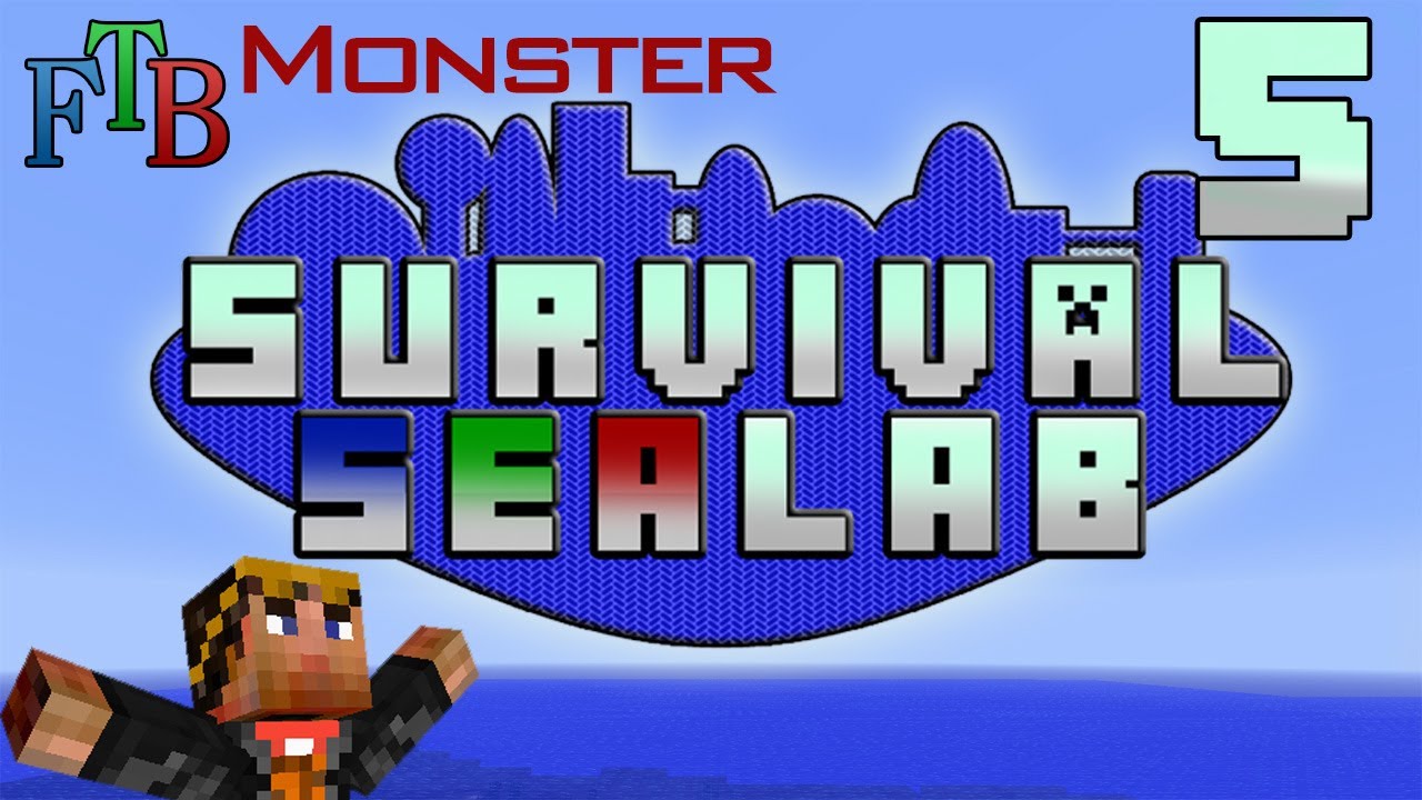 FTB Monster •♢• Survival Sealab •♢• 05 [Mariculture Turbines] - YouTube