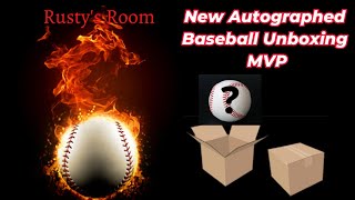 New Autographed Baseball MVP Winner Dual Unboxing