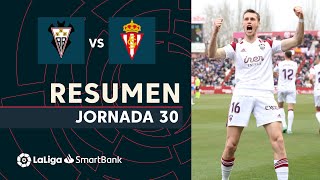 Highlights Albacete BP vs Real Sporting (2-1)