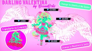 DARLING VALENTINA SET by OCEANORBS 💕 LEAH'S VALENTINE'S WINGS & CONTEST WINNERS! Royale High Update!