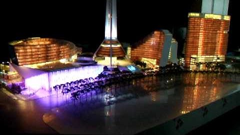 K&A Models - Architectural Model - Chengdu TV Tower Grand Lighting Effect & Outdoor Screen - PART A