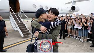 ✈️ BTS's Jimin surprises Jungkook at a US airport! Major rumors of an ARIRANG Tour! 🌟 screenshot 1