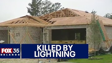 Construction worker killed after being struck by lightning, officials say