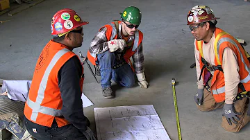 Iron Workers Building the Wilshire Grand