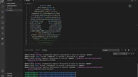 Donut shaped C-Code that produces spinning Donut (not my creation)