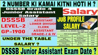 Newly Joined DSSSB Junior Assistant Salary Slip 2024 | Dsssb ldc salary slip | dsssb ldc |