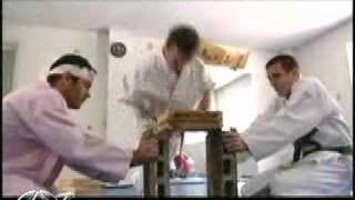 Celebrity weeman tries to break wooden blocks with his head Wealth