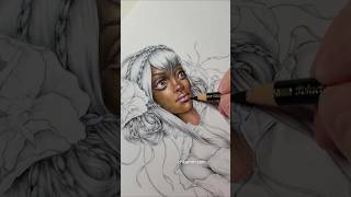 Coloring Darker Skin with 3 Colors + Black Pencil, Christine Karron Fairy & Fantasy 4 #coloringbook