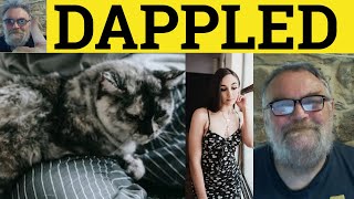Dappled Meaning - Dapple Definition - Dappled Examples - Cae Vocabulary - Dappled Dapple - Light