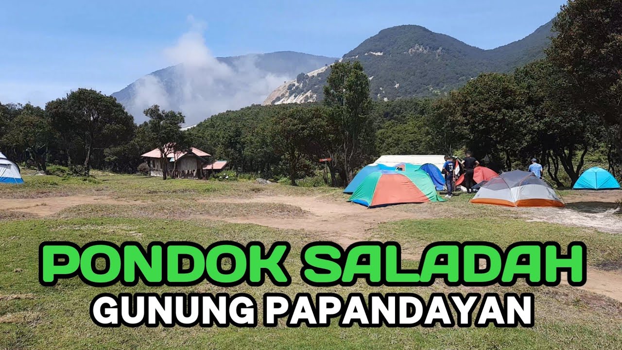 Pondok Saladah Tempat camping favorit di Gunung Papandayan | Garut Jawa Barat