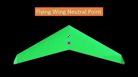 Flying Wing Stability | Neutral Point Estimation